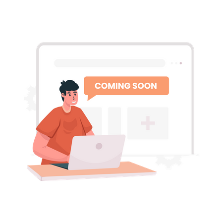 Coming Soon - Laptop GIF